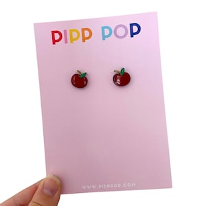 Teacher Apple Earrings | Art Earrings |  Australian Earrings | Teacher Earrings | Fun Earrings | Teacher Gifts