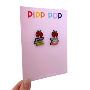 Teacher Book Dangle Earrings | Book Earrings |  Australian Earrings | Teacher Earrings | Fun Earrings | Teacher Gifts