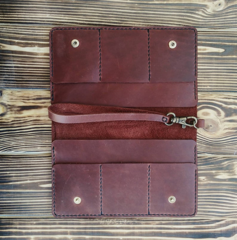 Leather travel Pocketbook Wallet card holder Buy wallet Card Etsy