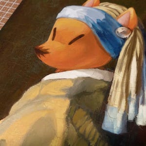 Detail shot of the art print. It is extremely... detailed.