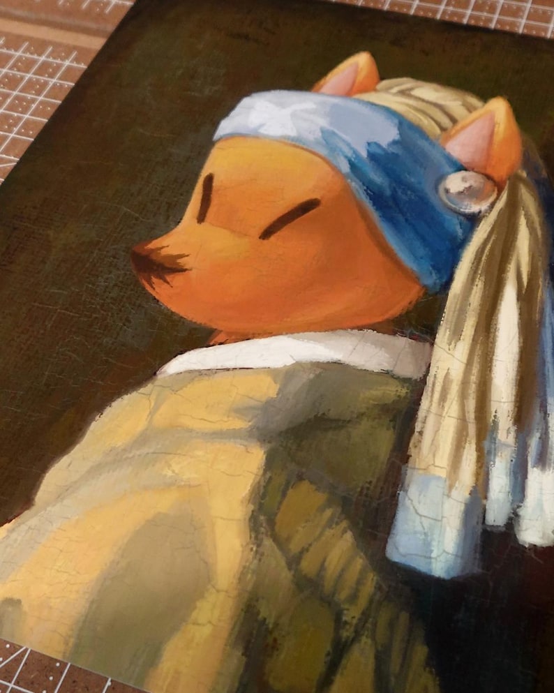 Detail shot of the art print. It is extremely... detailed.