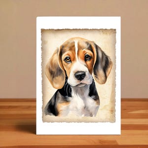 Beagle Birthday Card: Dog Lover Uncle, Nephew, Men
