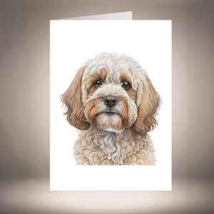 Carte Cockapoo pour toutes les occasions, voeux d'anniversaire pour les amoureux des chiens de tous âges