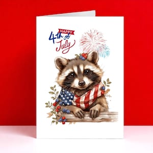 Jolie carte du 4 juillet, célébrations de la fête de l'indépendance, que Dieu bénisse l'Amérique, carte de la fête de la liberté américaine à célébrer