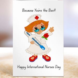 International Nurses Day Card, Danke an eine spezielle Krankenschwester, Wertschätzungsgeschenk für das medizinische Personal