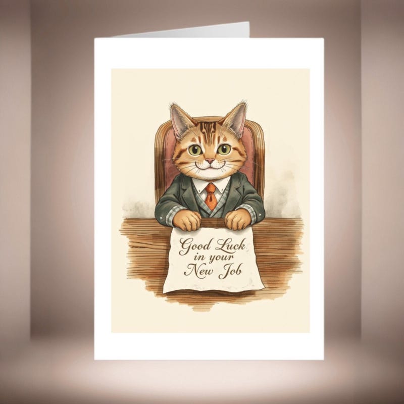 Glückwunsch zum neuen job karte - Etsy.de