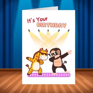 Cartão de aniversário engraçado para comemorações de aniversário, cartão de felicitações para todas as idades, cartão de presente para desejos de aniversário