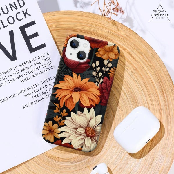 Fall Flower phone case Sony Xperia 10 iii 1 V IV III Sony Xperia Pro-i Sony Xperia 10 Plus Xperia 5 IV Sony Xz 1 2 3 Sony Xperia Xa cv485