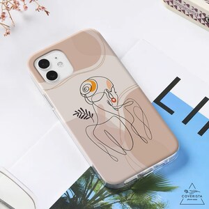 Girl Line Art phone case Google Pixel 8 7 Pro Google pixel 6 pro Google pixel 5a Google pixel 4a OnePlus 9 10 Pro One plus nord 3 2 5g cv499