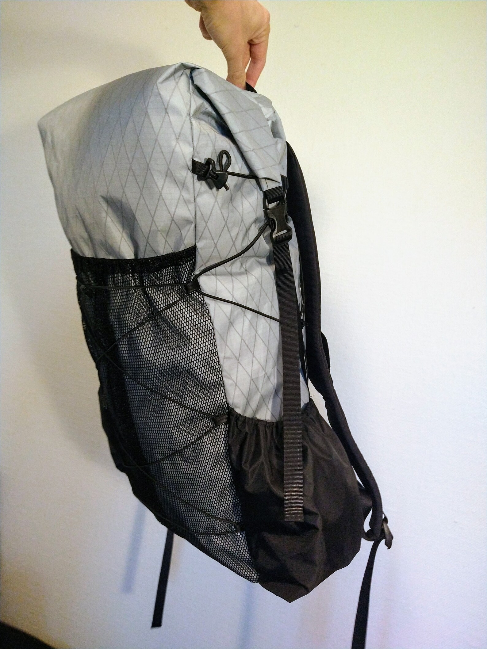 Ultralight 30liter Xpac Frameless Rolltop Hiking Backpack Etsy