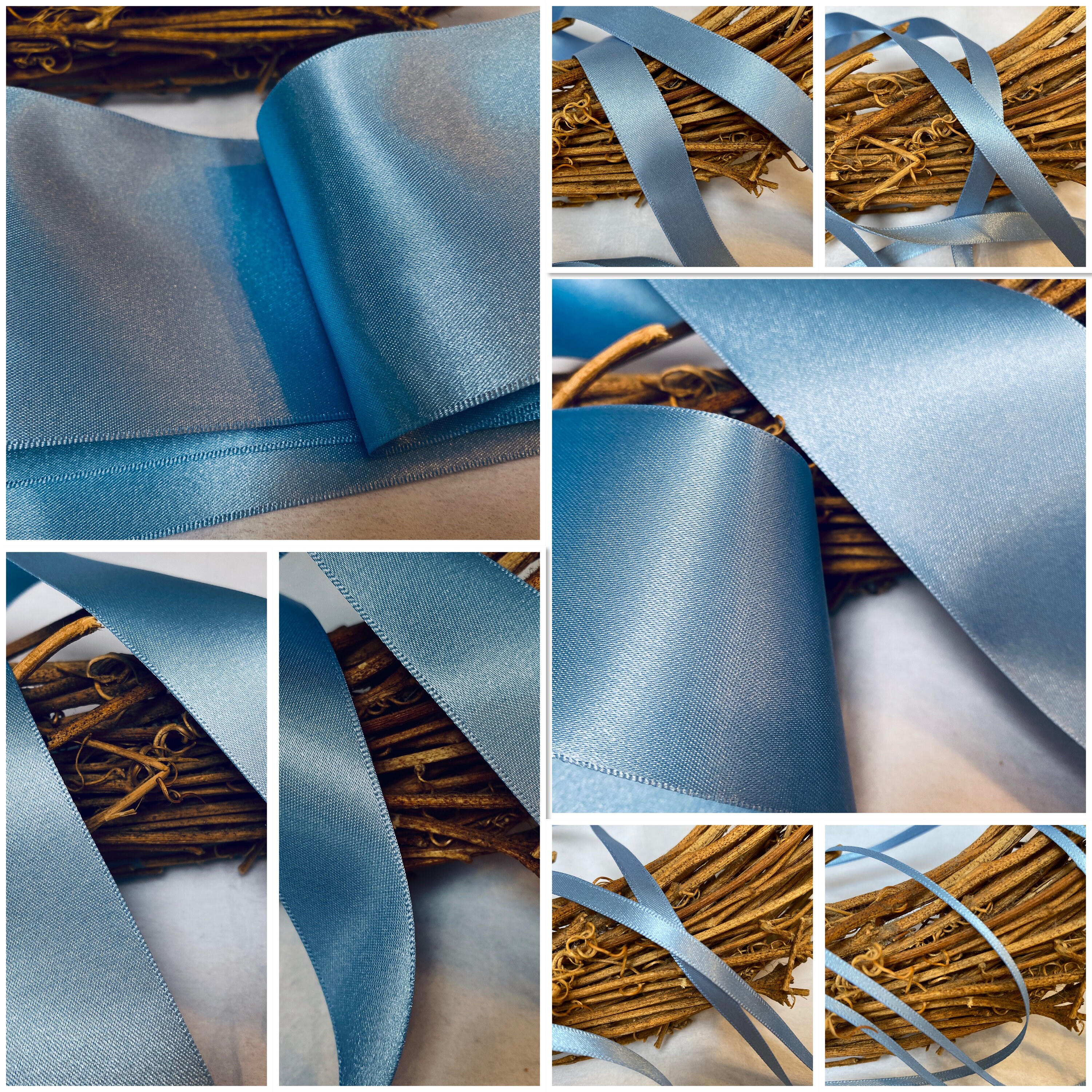 Berisfords UK Best Quality Double Satin Ribbon Choose Shade and Width Per Metre Berisfords UK Best Quality Double Satin Ribbon Choose Shade and Width Per Metre