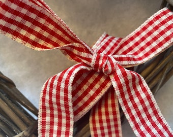 Gingham Ribbon Bows-Pkts 10/30/50/100-3.5cm-2.5cm 5mm/10mm Berisfords Ribbon Gingham Ribbon Bows-Pkts 10/30/50/100-3.5cm-2.5cm 5mm/10mm Berisfords Ribbon