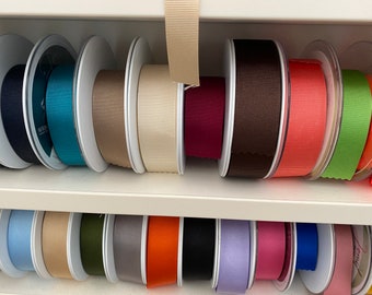 Berisfords Grosgrain Ribbon  36 Shades Available  in 6 10 16 25 40mm Widths Perfect for Cards Crafts Gift Wrapping ECO FRIENDLY