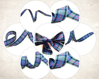 Berisfords Tartan Ribbon Premium Quality Scottish Approved Shade 16 Flower of Scotland .Choose Length & Width