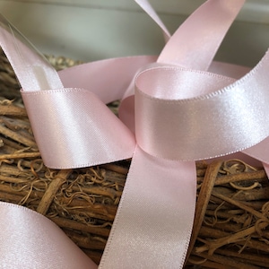 5M 3mm Thin Baby Pink Satin Ribbon Card Making Scrapbooking Home Decor Art  craft