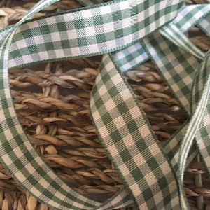 Festive Forest Green Ribbon Collection. Gift Wrapping Ribbon . Rustic Green  Ribbon Collection. Woodland Gift Wrapping. 