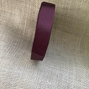 FABRIEKOPRUIMING BERISFORD 20 meter rollen grosgrain lint 15 mm aubergine dieppaars Factory Rejects Made in the Uk