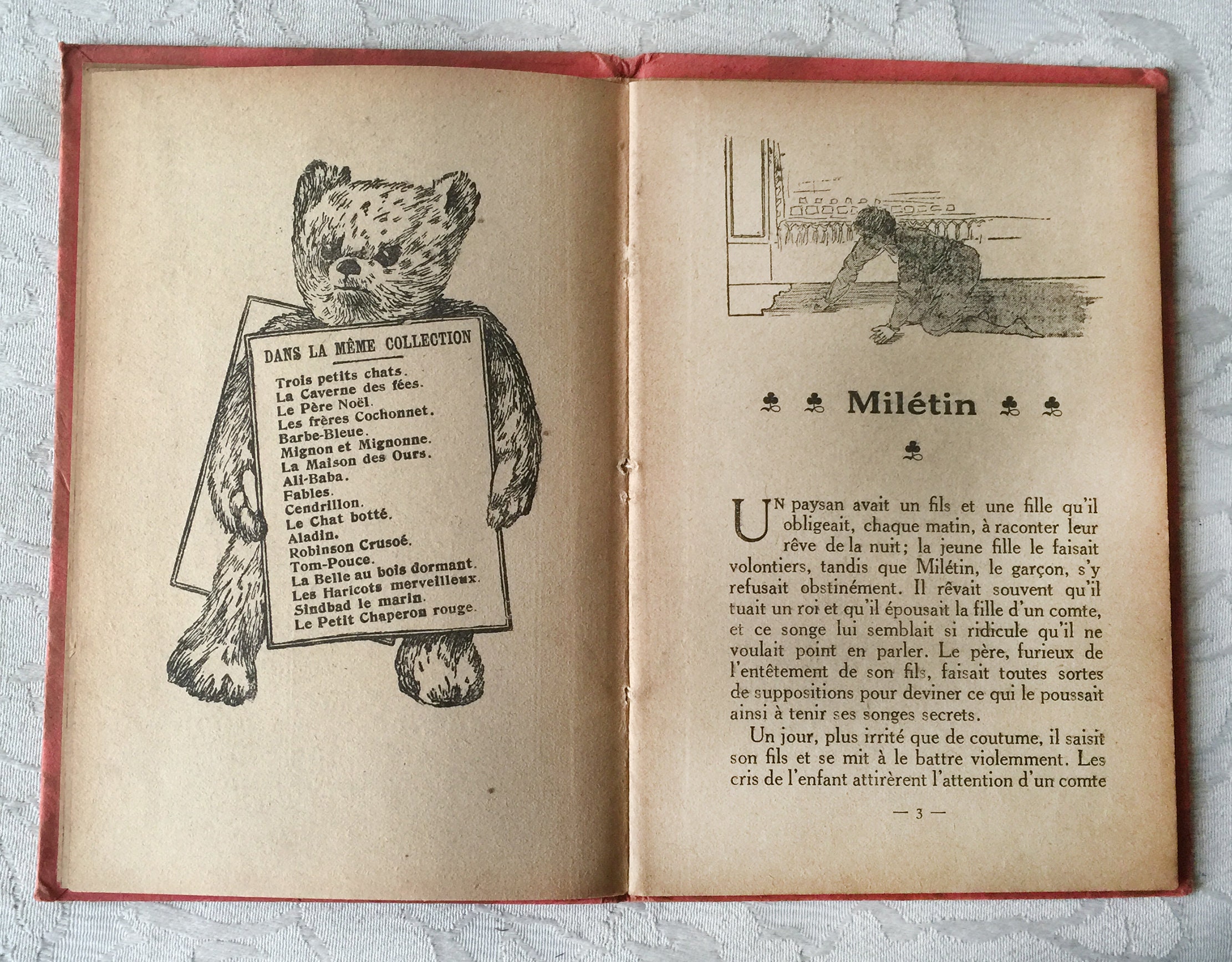 1925 Antique French Children Book Illustrated Antique Fairy Etsy