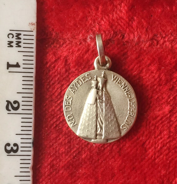 Rare Antique french Virgin Mary religious medal Our L… - Gem