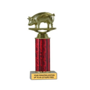 Trofeo de campeón de cerdo BBQ 105, 1.er puesto en cerdo, ganador de cerdo, campeón de pechuga, campeón de pollo, mejor salsa, elección del público, campeón de costillas, mejores costillas