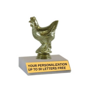 BBQ 101 Chicken Trophy,Chicken Trophy,Chicken Winner,1st Place Chicken,Best Chicken Trophy,Chicken Trophy,Chicken,Champion Chicken