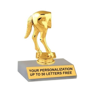 BBQ 101 Horses Ass Trophy, Dead Ass Last Trophy,DAL Award,Last Place Trophy,Worst Entry.Last Place Winner