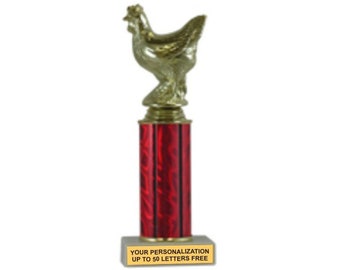 BBQ 107 Chicken Champion Trophy,1st place Chicken,Pork Winner,Brisket Champion,Ribs Champion,Best Sauce,People's Choice,Rib Champion