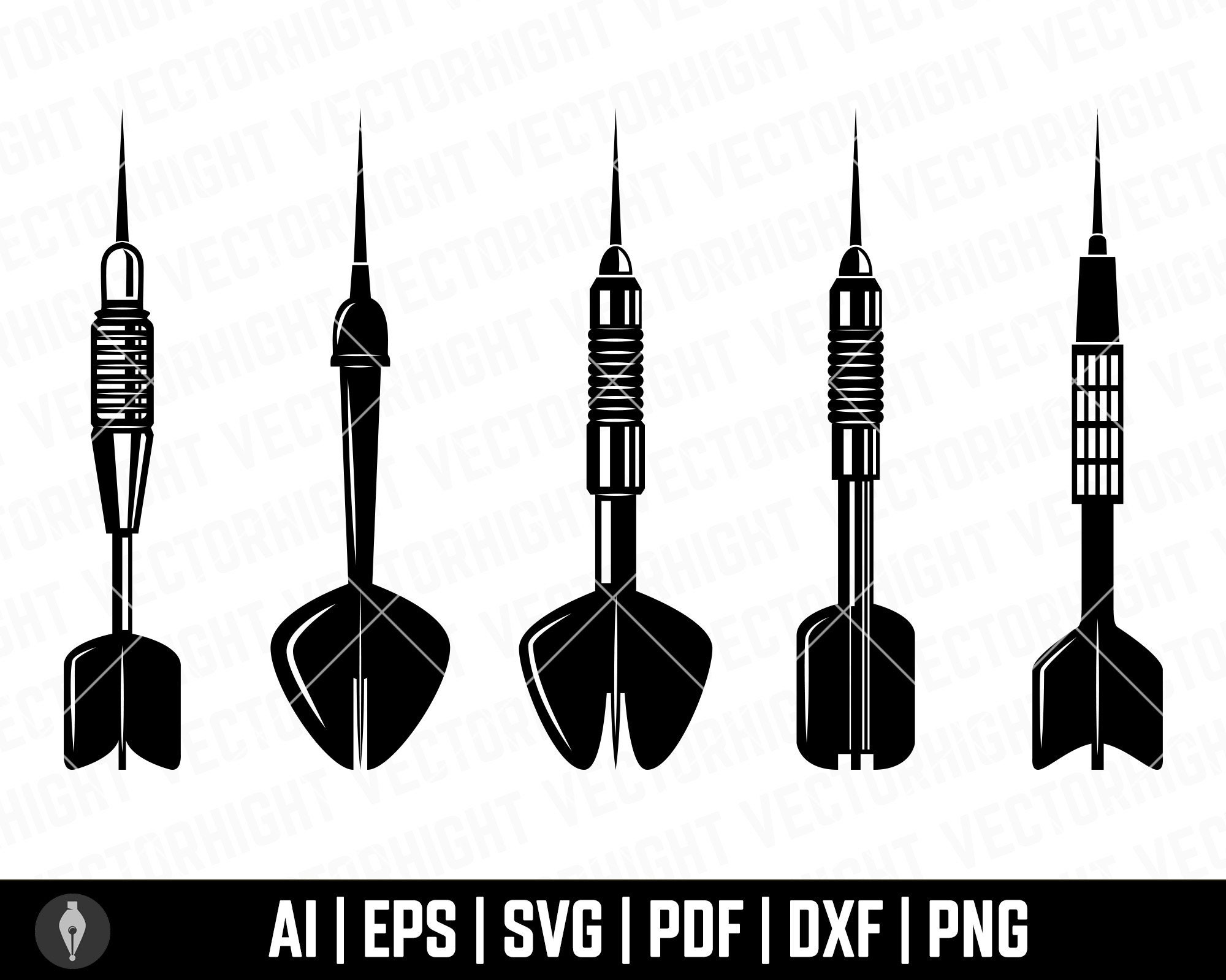 Darts Bundle Svg Darts Form Svg. Darts Cricut Schneidedateien Etsy