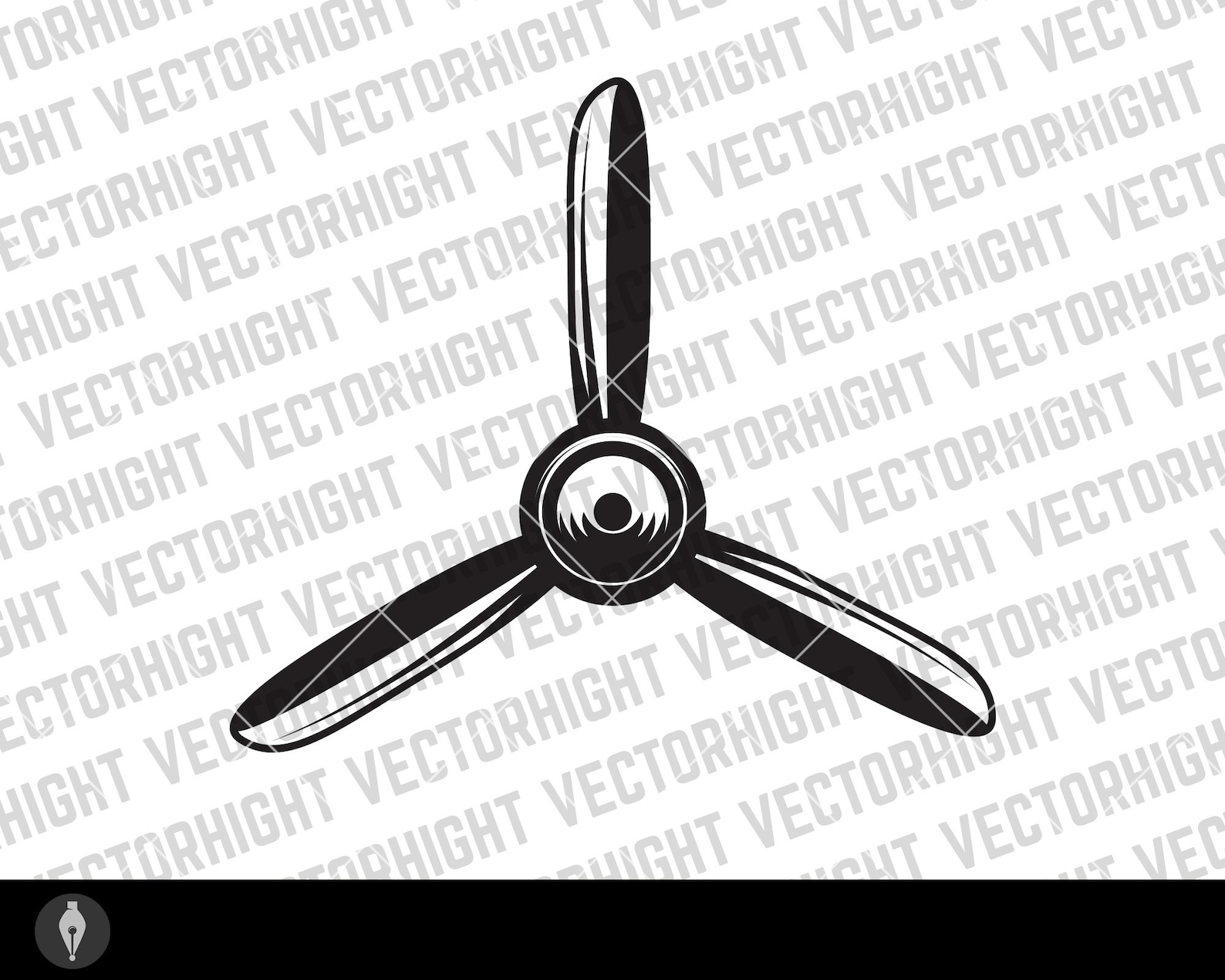 Airplane Propellers Vector Airplane Propeller Svg Aviation Etsy