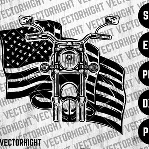 Motore motociclistico USA Svg, Biker USA, Harley Davidson VTwin USA, Biker Club Svg, Motociclista Svg