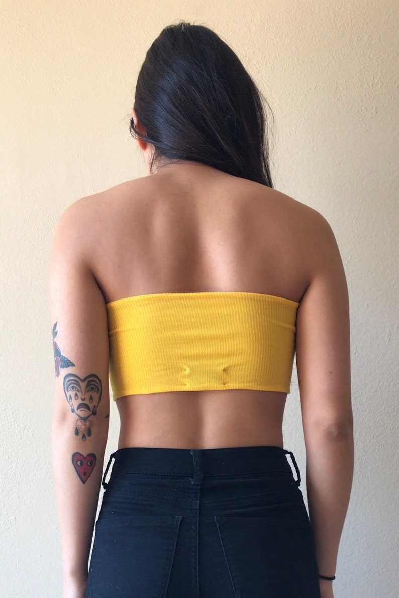 11 Natural Dye Bandeau Tie Top