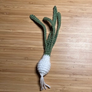 Crochet Cat Toy - Spring Onion
