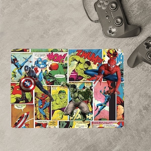 Comics Avangers Laptop Skin Superhero  Notebook Vinyl Decal Dell Hp Chromebook Acer Any Laptop Hulk Spiderman for Boys Sticker Cover MKN339