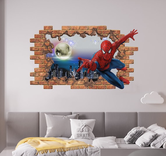 Keep Out Halloween Door Sticker Viny Decals Bedroom Wall Spiderman PG40 Keep Out Halloween Door Sticker Viny Decals Bedroom Wall Spiderman PG40