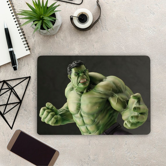Incredible Hulk Vinyl-Aufkleber – Für Auto, Laptop, Truck, Marvel-Fans, 5x4 Zoll, Schwarz Glänzend