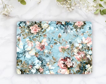 Floral Beautiful Laptop Skin Vinyl Decal Notebook Flower Pattern Design Hp Lenovo Asus Chromebook Acer Universal Skin Cover Laptop MKN80