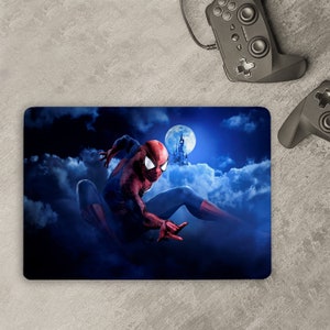 Spiderman Laptop Decal Skin Superhero Game Notebook Vinyl Decal Hp Lenovo Asus Chromebook Samsung Laptop Sticker Skin Cover Any Laptop MKN17