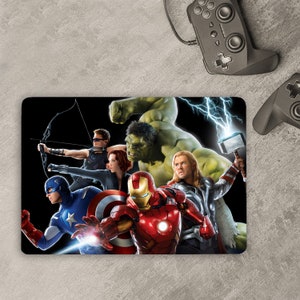 Superhero Laptop Skin Avangers Notebook Vinyl Decal Dell Hp Lenovo Chromebook Acer Any Laptop Hulk Sticker Skins Cover MKN87