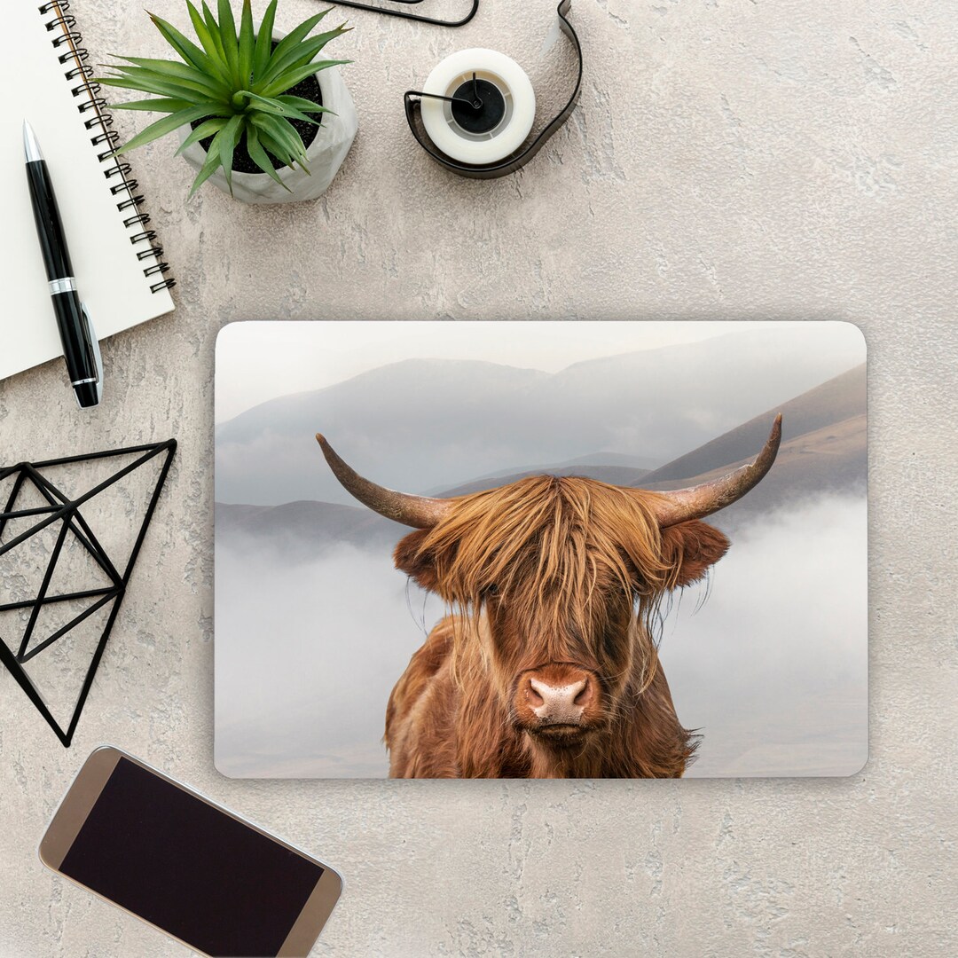 NEW Highland Cow Laptop Decal Skin Animal Notebook Vinyl Sticker Hp