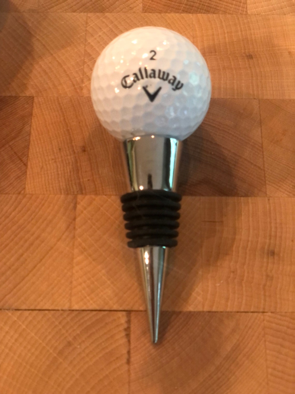 Golf Ball Wine Stopper. Grad Golf Gift. Real Golf Ball Bottle Etsy