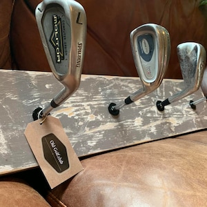 Golf Iron Hat Rack. Golf Gift for Him. - Made from Upcycled Golf Irons! Father&#39;s Day, Graduation, or Birthday gifts - new fast shipping
