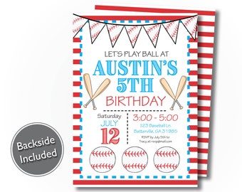 Invitación de cumpleaños de béisbol, Invitación de cumpleaños de béisbol, Invitación imprimible de béisbol, Invitación de Little Slugger, Invitación de béisbol, All Star