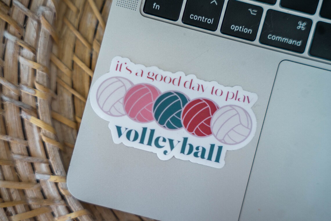 It's a Good Day to Play Volleyball Sticker, Volleyball Sticker ...