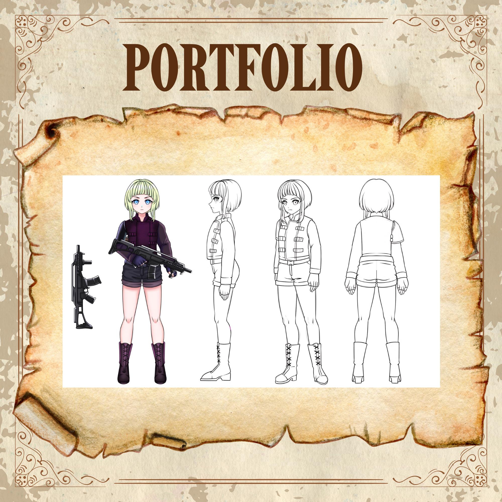 Custom Character Reference Sheet, Furry Avatar, Vtuber, Dnd - Etsy