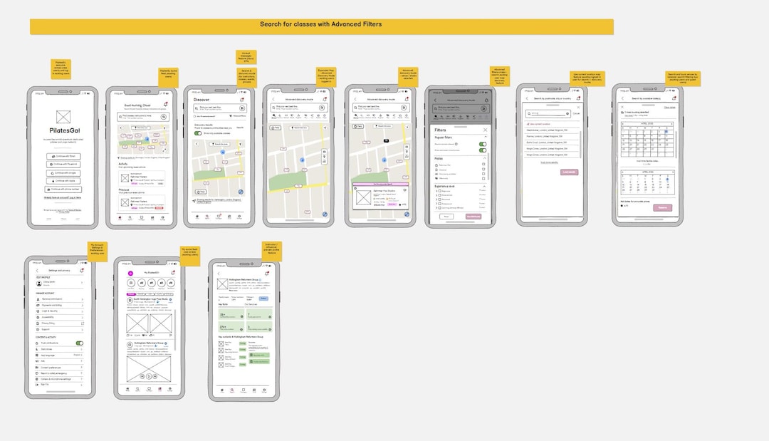Custom Mobile App UI UX Design Ios & Android App Screens Wireframes ...