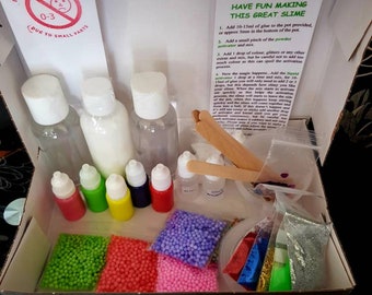 Great Slime Making Kits..NO BORAX Perfect Gift for Christmas or Birthday