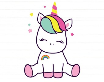 Download Little Unicorn Svg Etsy