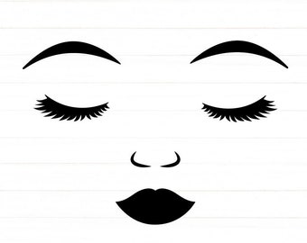 Download Woman Face Svg Etsy