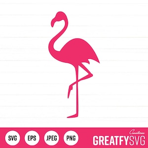 Flamingo SVG, Flamingo Clipart, Flamingo Cut File, Cricut Cut Files, Cricut Design Space, svg, eps, vector flamingo, snijbestanden, flamingo