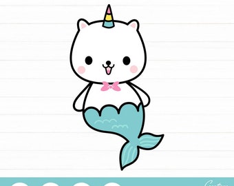 Download Mermaid Cat Svg Etsy